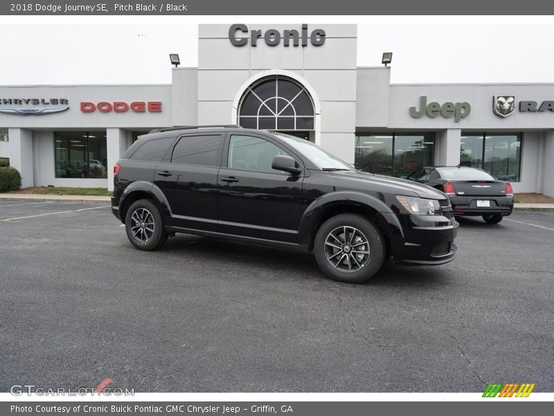 Pitch Black / Black 2018 Dodge Journey SE