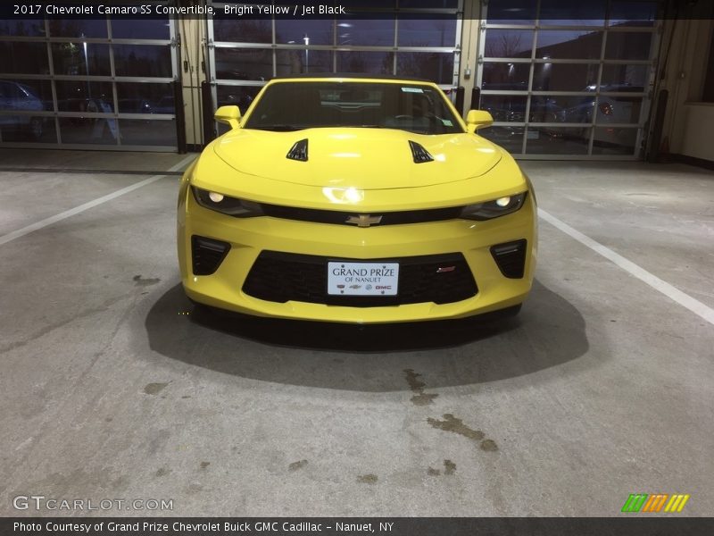 Bright Yellow / Jet Black 2017 Chevrolet Camaro SS Convertible