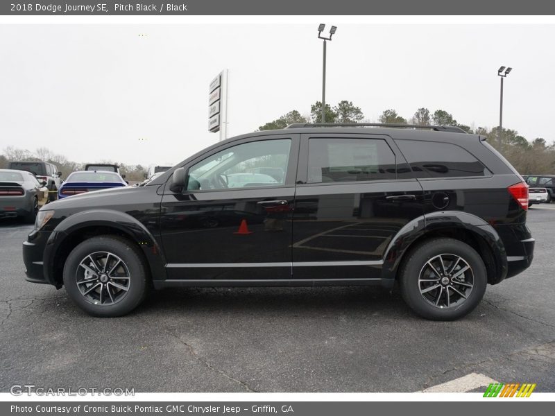 Pitch Black / Black 2018 Dodge Journey SE