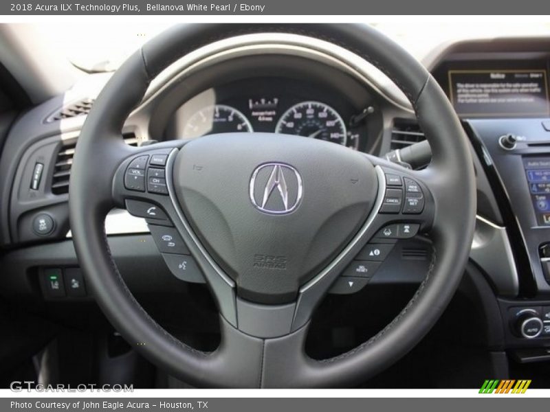 Bellanova White Pearl / Ebony 2018 Acura ILX Technology Plus