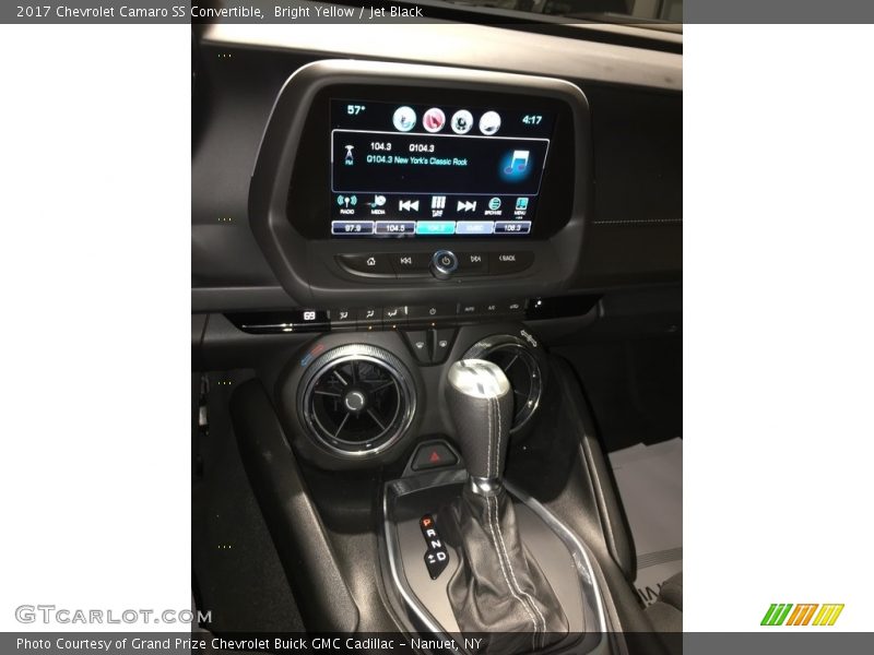 Bright Yellow / Jet Black 2017 Chevrolet Camaro SS Convertible