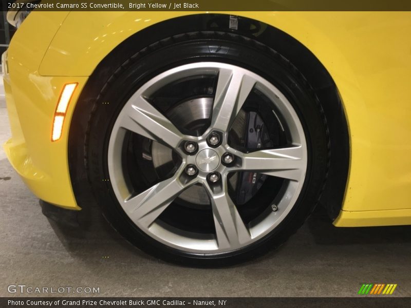 Bright Yellow / Jet Black 2017 Chevrolet Camaro SS Convertible