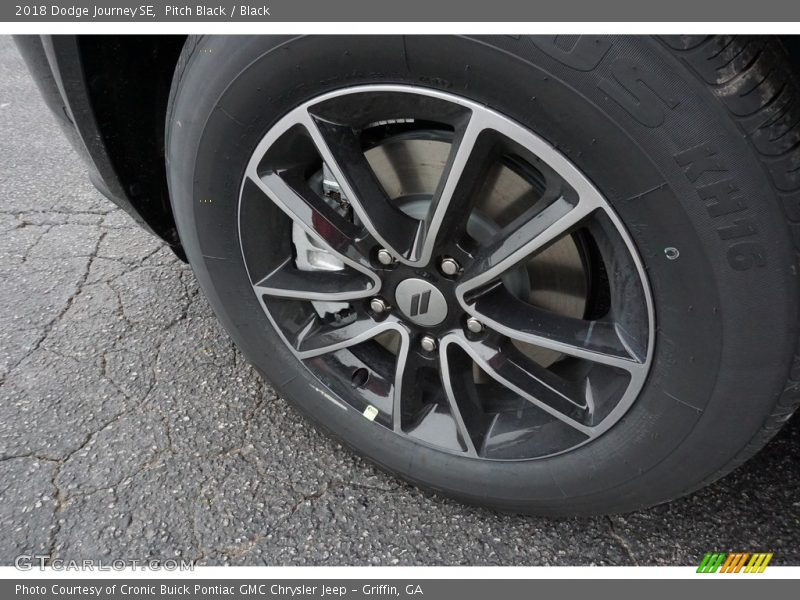 Pitch Black / Black 2018 Dodge Journey SE