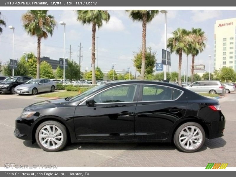Crystal Black Pearl / Ebony 2018 Acura ILX Premium