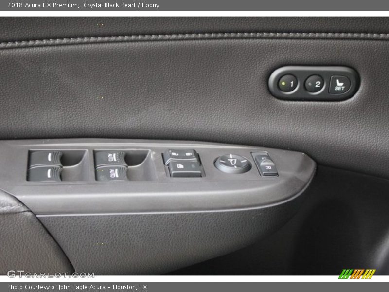 Crystal Black Pearl / Ebony 2018 Acura ILX Premium