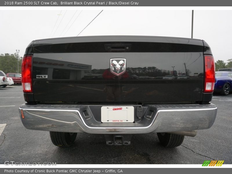 Brilliant Black Crystal Pearl / Black/Diesel Gray 2018 Ram 2500 SLT Crew Cab