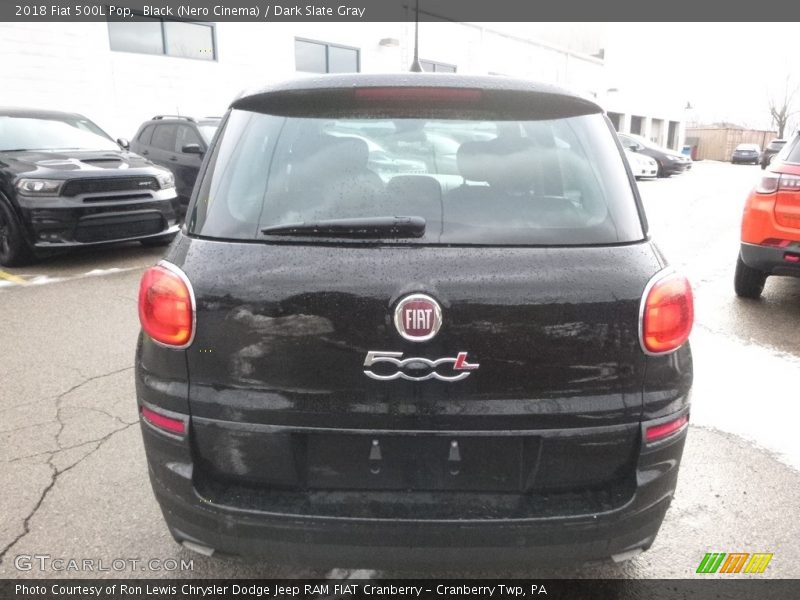 Black (Nero Cinema) / Dark Slate Gray 2018 Fiat 500L Pop