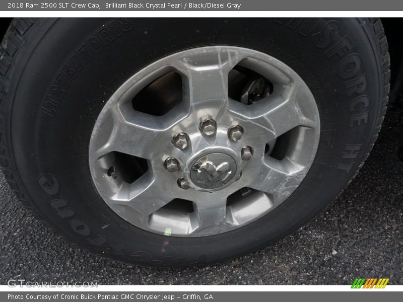 Brilliant Black Crystal Pearl / Black/Diesel Gray 2018 Ram 2500 SLT Crew Cab