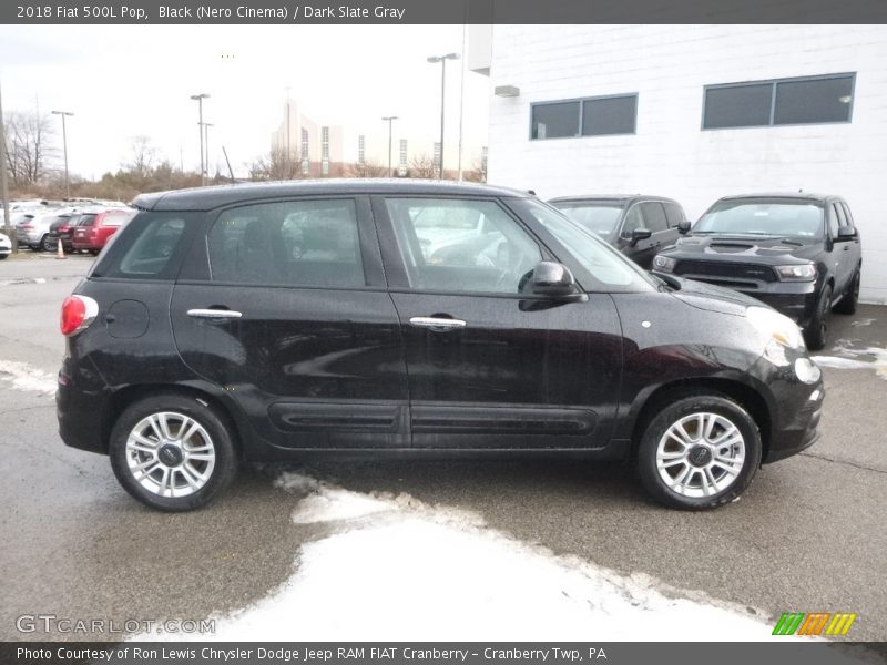 Black (Nero Cinema) / Dark Slate Gray 2018 Fiat 500L Pop