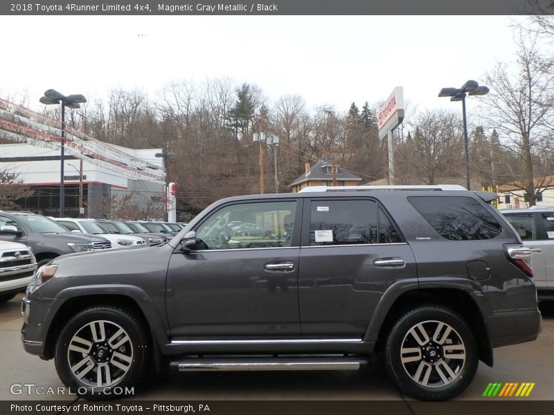 Magnetic Gray Metallic / Black 2018 Toyota 4Runner Limited 4x4