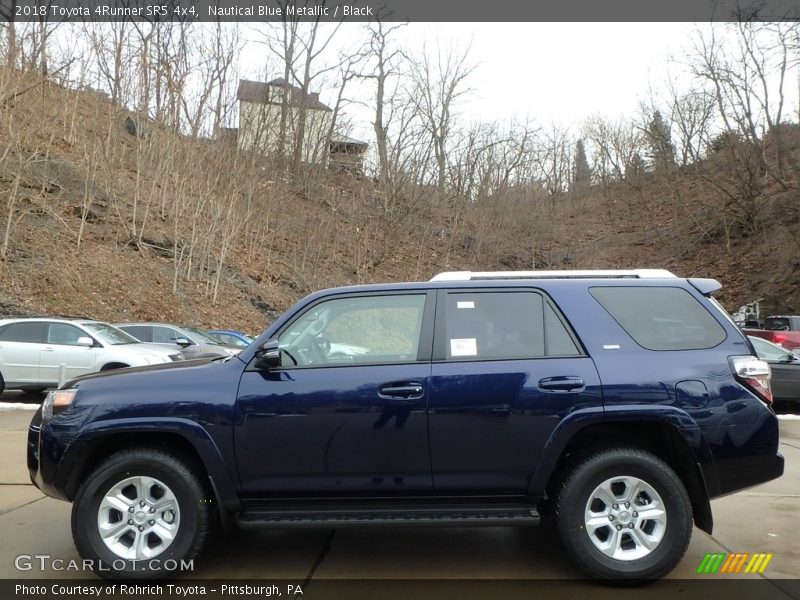 Nautical Blue Metallic / Black 2018 Toyota 4Runner SR5 4x4