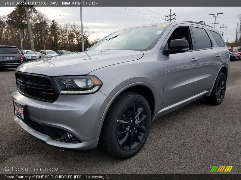 Billet Metallic / Black 2018 Dodge Durango GT AWD