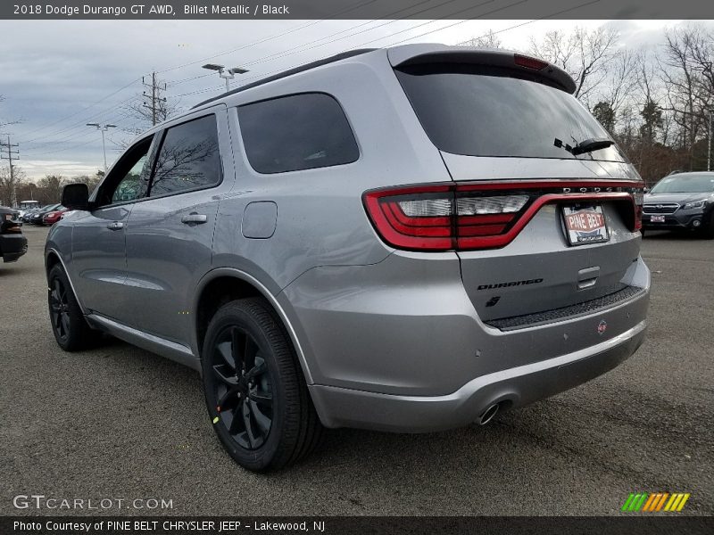 Billet Metallic / Black 2018 Dodge Durango GT AWD