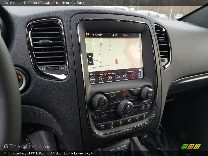 Billet Metallic / Black 2018 Dodge Durango GT AWD