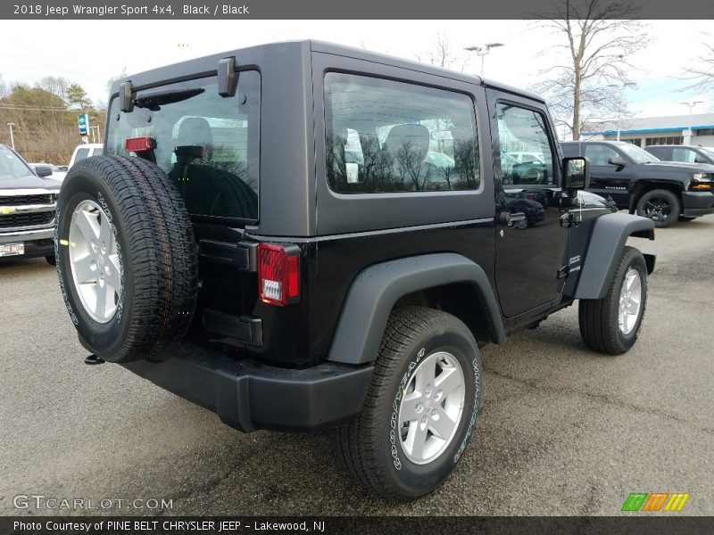 Black / Black 2018 Jeep Wrangler Sport 4x4