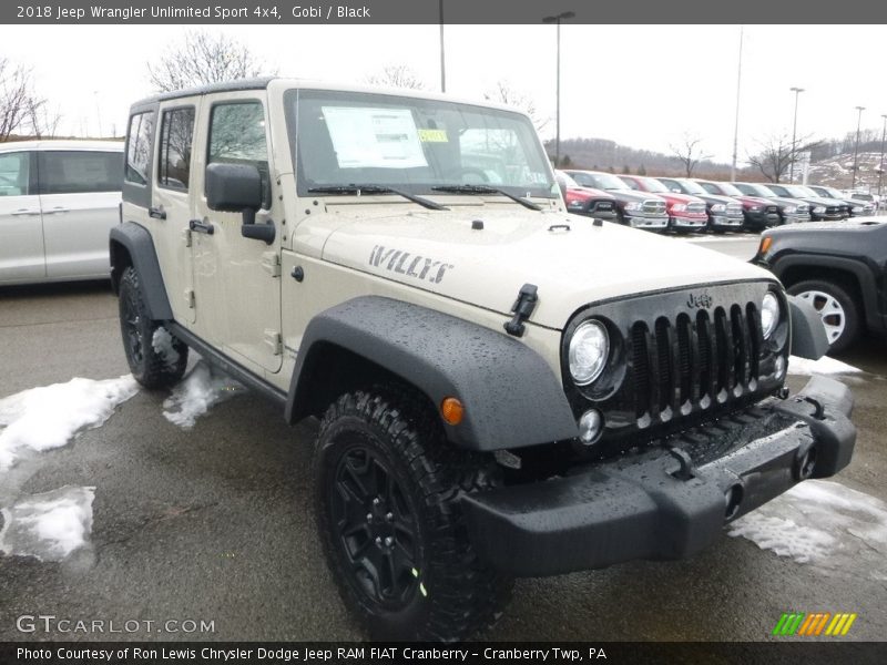 Gobi / Black 2018 Jeep Wrangler Unlimited Sport 4x4