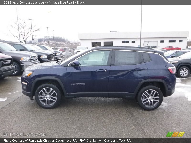 Jazz Blue Pearl / Black 2018 Jeep Compass Latitude 4x4