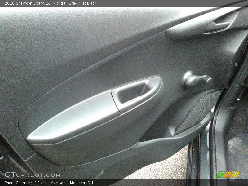 Nightfall Gray / Jet Black 2018 Chevrolet Spark LS