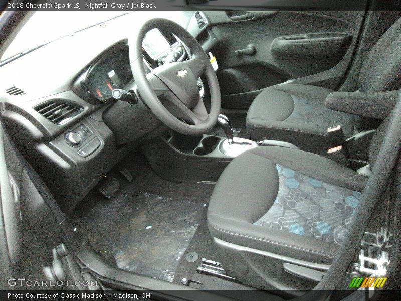 Nightfall Gray / Jet Black 2018 Chevrolet Spark LS