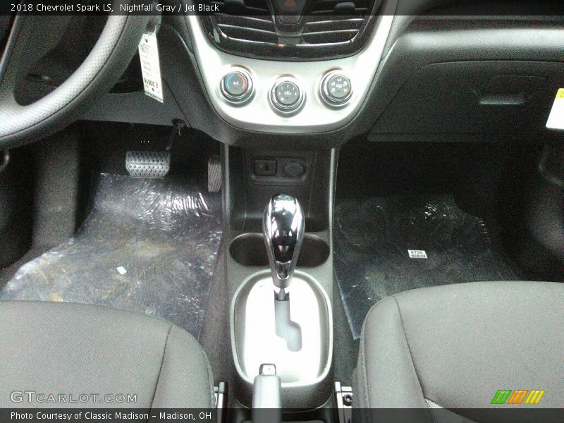 Nightfall Gray / Jet Black 2018 Chevrolet Spark LS