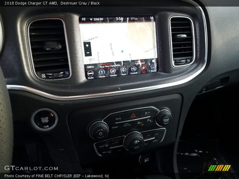 Destroyer Gray / Black 2018 Dodge Charger GT AWD