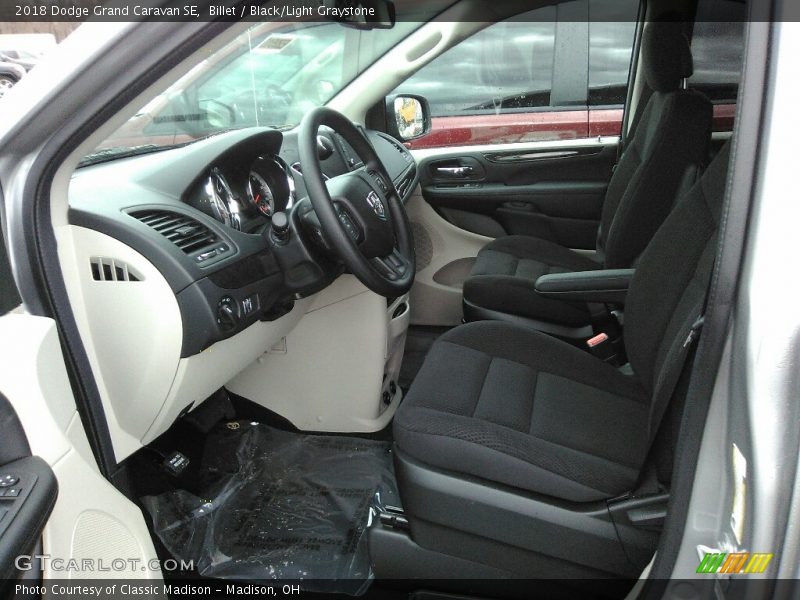 Billet / Black/Light Graystone 2018 Dodge Grand Caravan SE