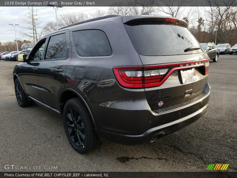 Bruiser Gray / Black 2018 Dodge Durango GT AWD