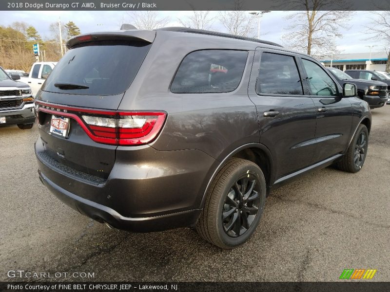 Bruiser Gray / Black 2018 Dodge Durango GT AWD
