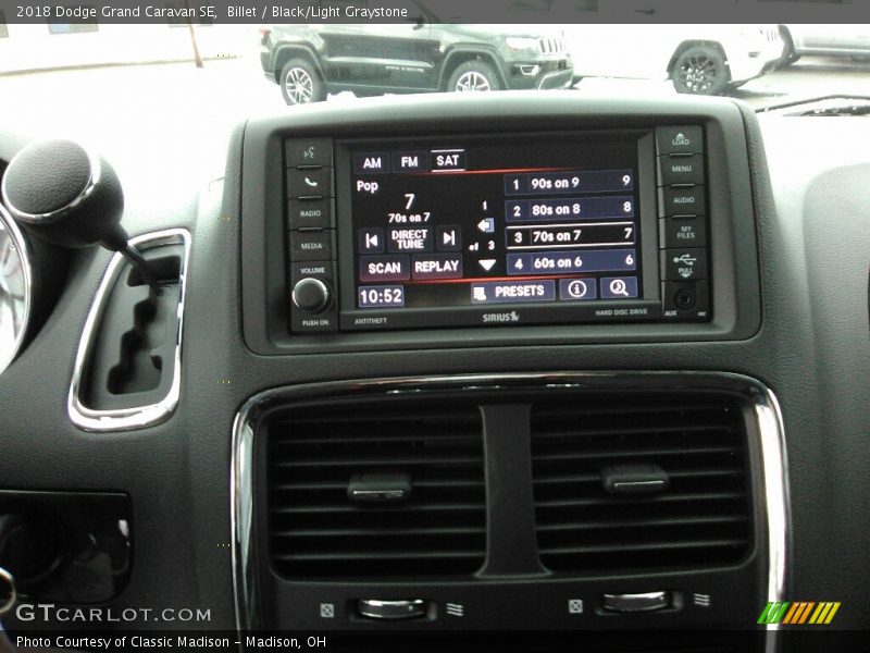 Billet / Black/Light Graystone 2018 Dodge Grand Caravan SE