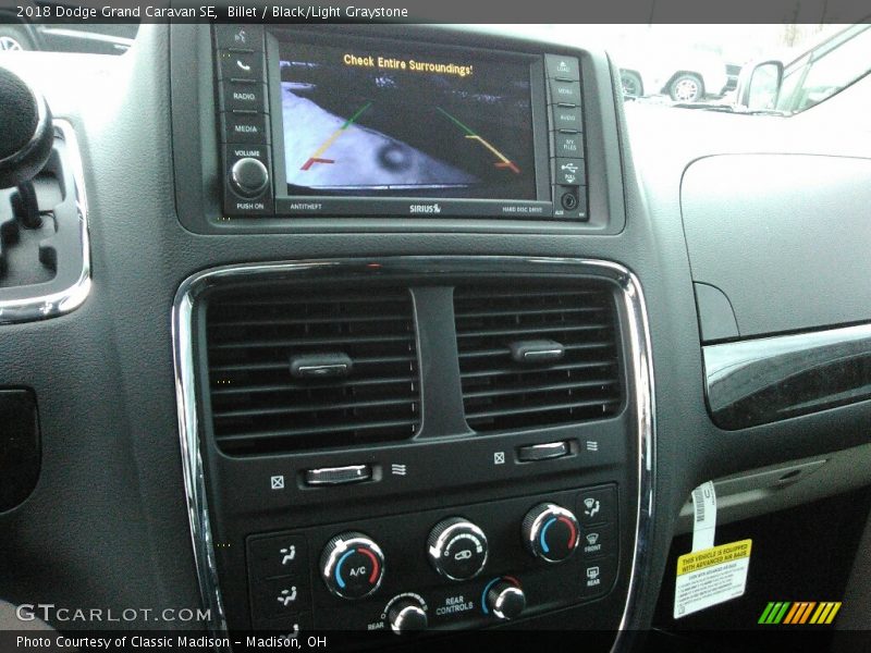 Billet / Black/Light Graystone 2018 Dodge Grand Caravan SE