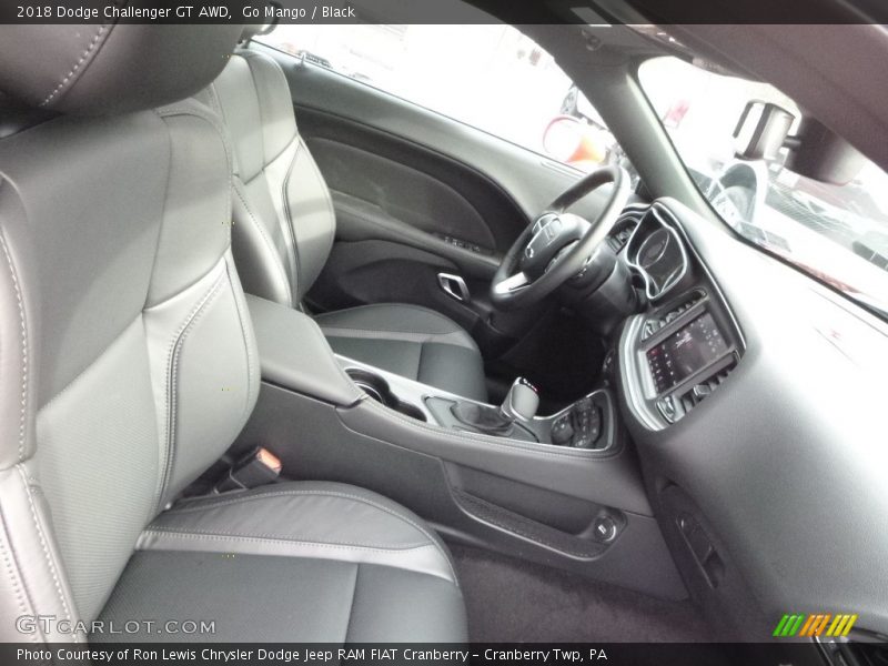 Go Mango / Black 2018 Dodge Challenger GT AWD