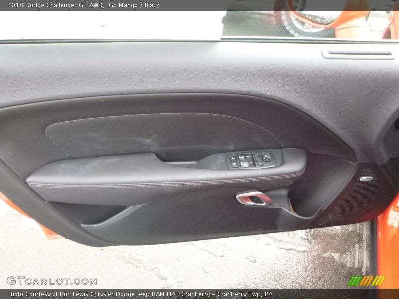 Go Mango / Black 2018 Dodge Challenger GT AWD