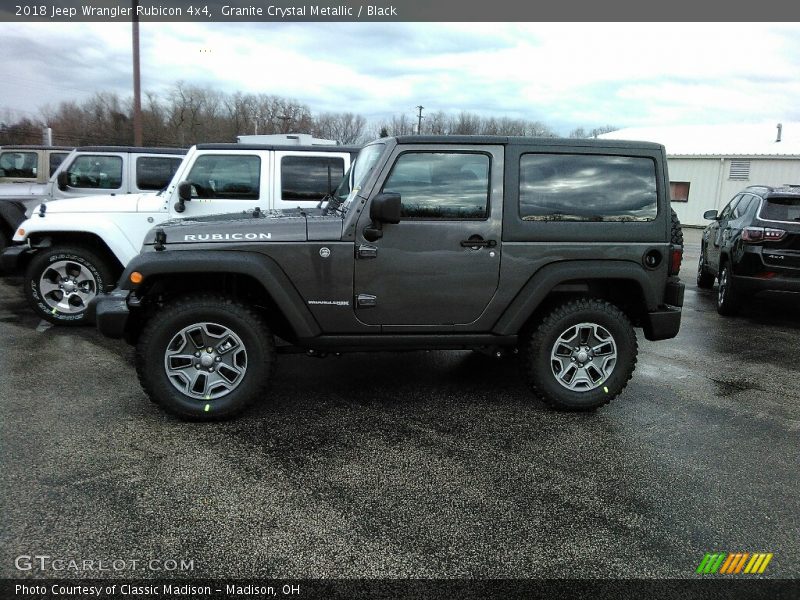 Granite Crystal Metallic / Black 2018 Jeep Wrangler Rubicon 4x4