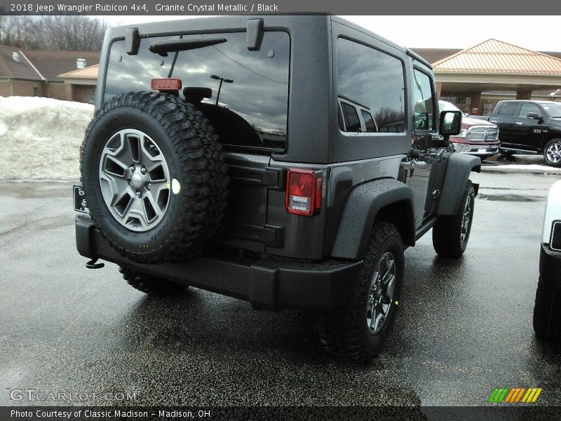 Granite Crystal Metallic / Black 2018 Jeep Wrangler Rubicon 4x4
