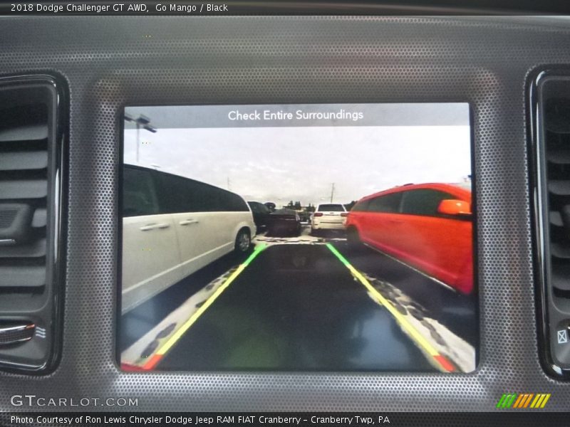 Go Mango / Black 2018 Dodge Challenger GT AWD
