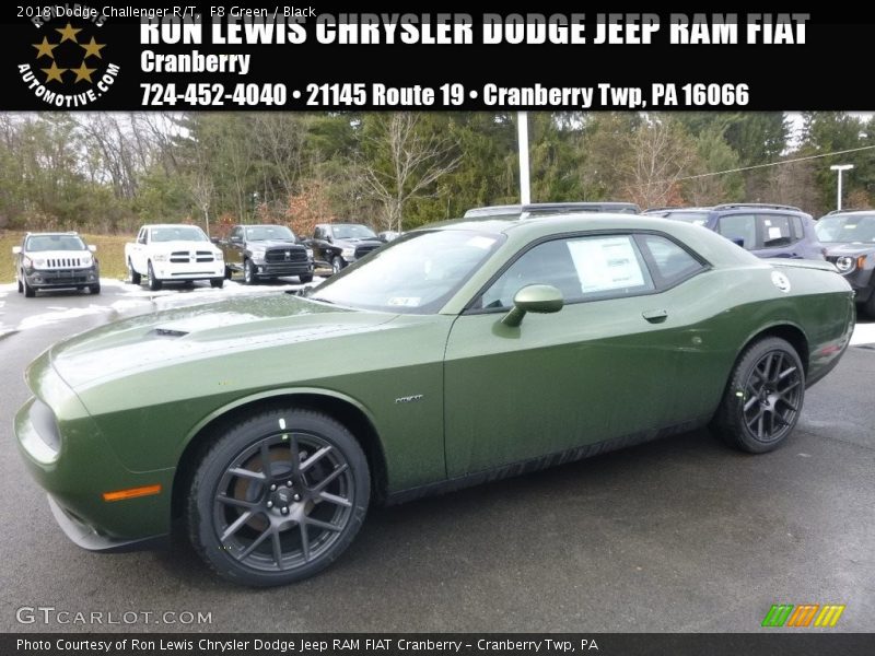 F8 Green / Black 2018 Dodge Challenger R/T