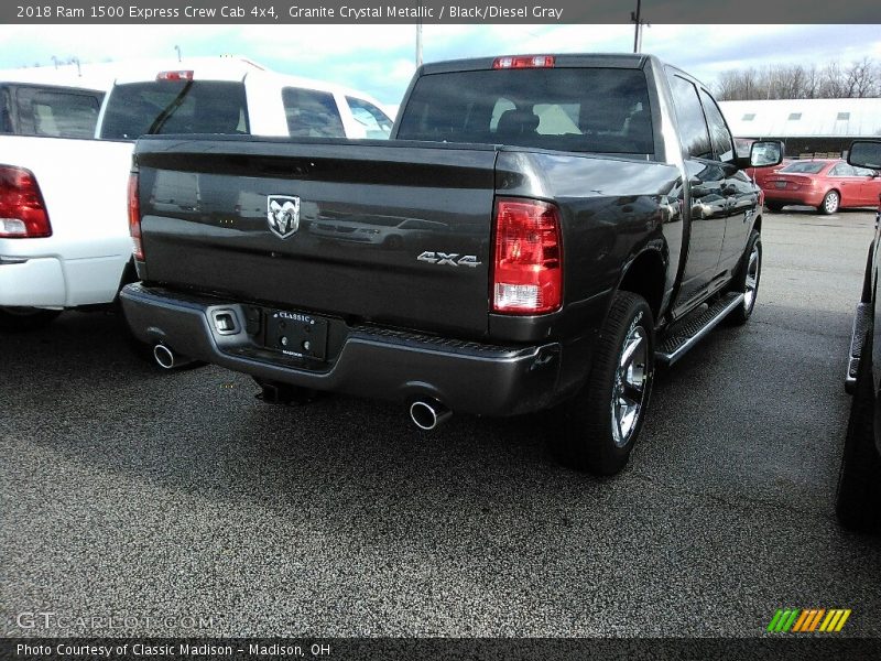 Granite Crystal Metallic / Black/Diesel Gray 2018 Ram 1500 Express Crew Cab 4x4