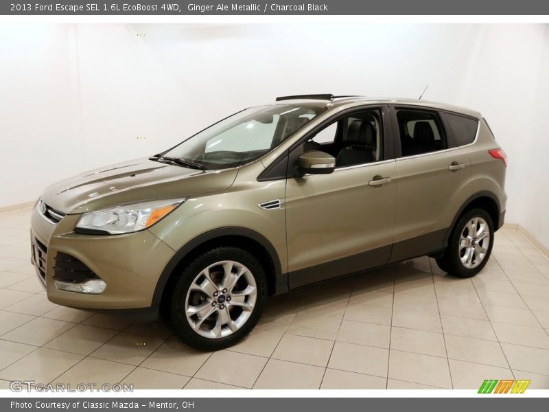Ginger Ale Metallic / Charcoal Black 2013 Ford Escape SEL 1.6L EcoBoost 4WD