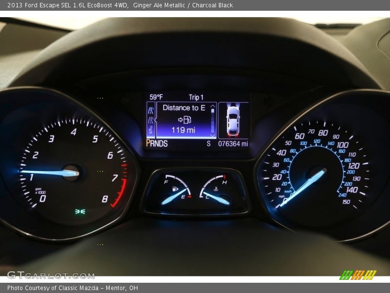 Ginger Ale Metallic / Charcoal Black 2013 Ford Escape SEL 1.6L EcoBoost 4WD