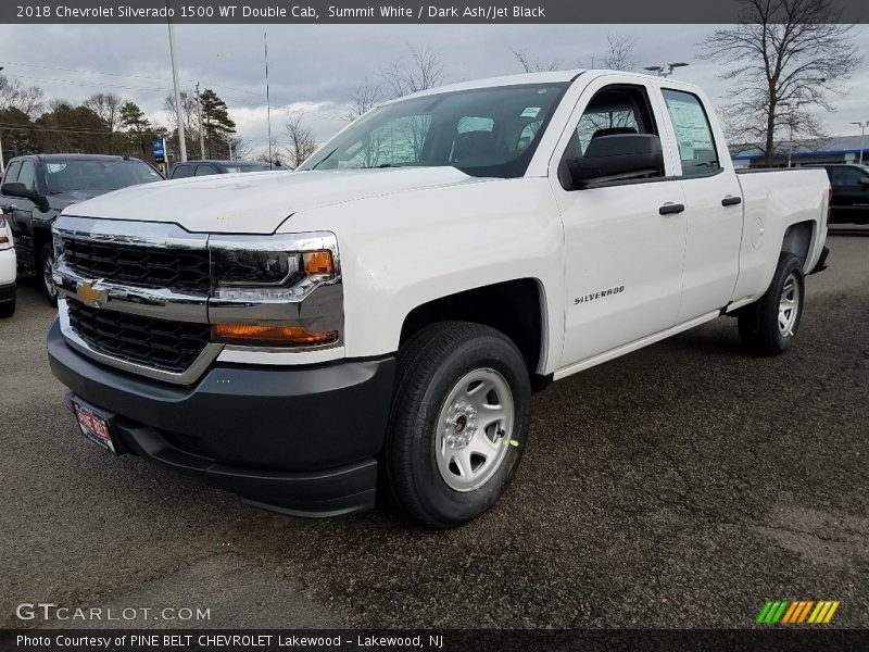 Summit White / Dark Ash/Jet Black 2018 Chevrolet Silverado 1500 WT Double Cab