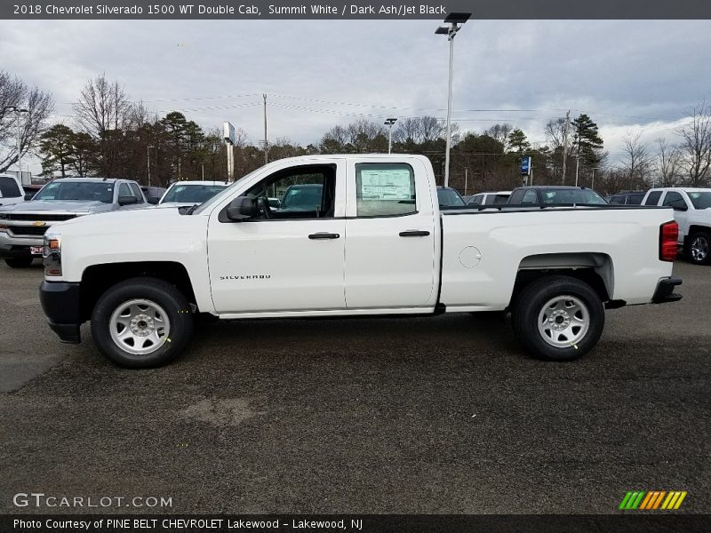 Summit White / Dark Ash/Jet Black 2018 Chevrolet Silverado 1500 WT Double Cab
