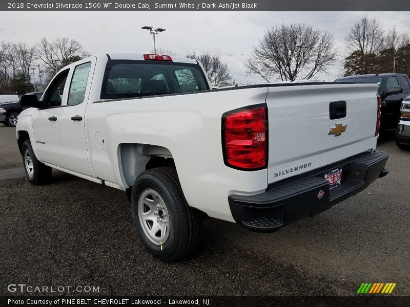 Summit White / Dark Ash/Jet Black 2018 Chevrolet Silverado 1500 WT Double Cab