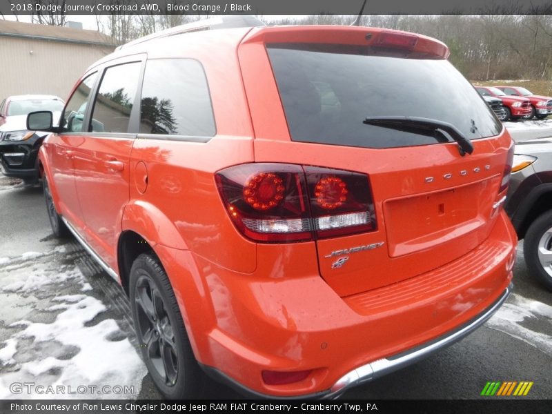 Blood Orange / Black 2018 Dodge Journey Crossroad AWD