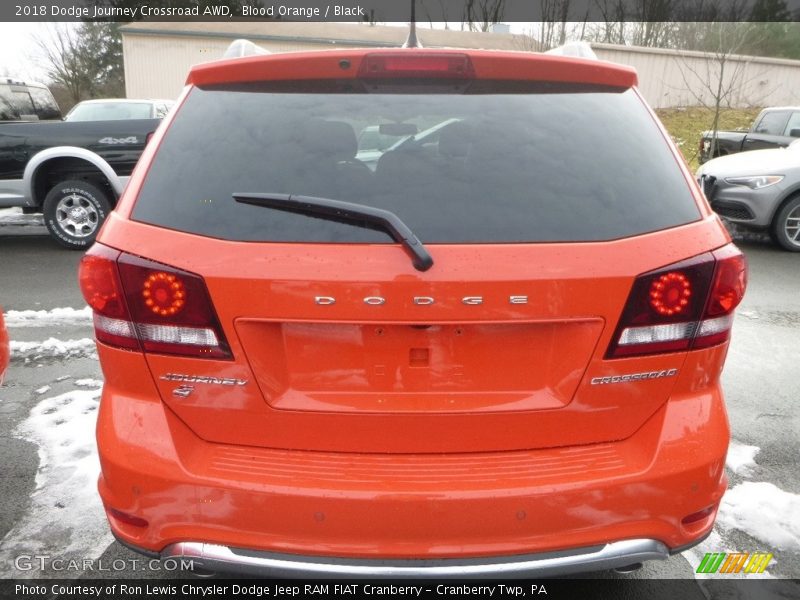 Blood Orange / Black 2018 Dodge Journey Crossroad AWD
