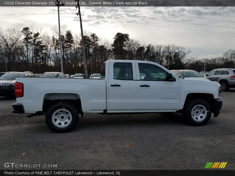 Summit White / Dark Ash/Jet Black 2018 Chevrolet Silverado 1500 WT Double Cab