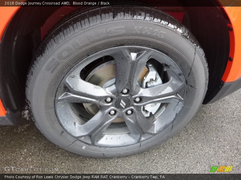 Blood Orange / Black 2018 Dodge Journey Crossroad AWD