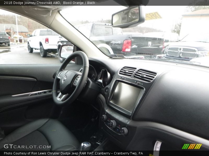 Blood Orange / Black 2018 Dodge Journey Crossroad AWD