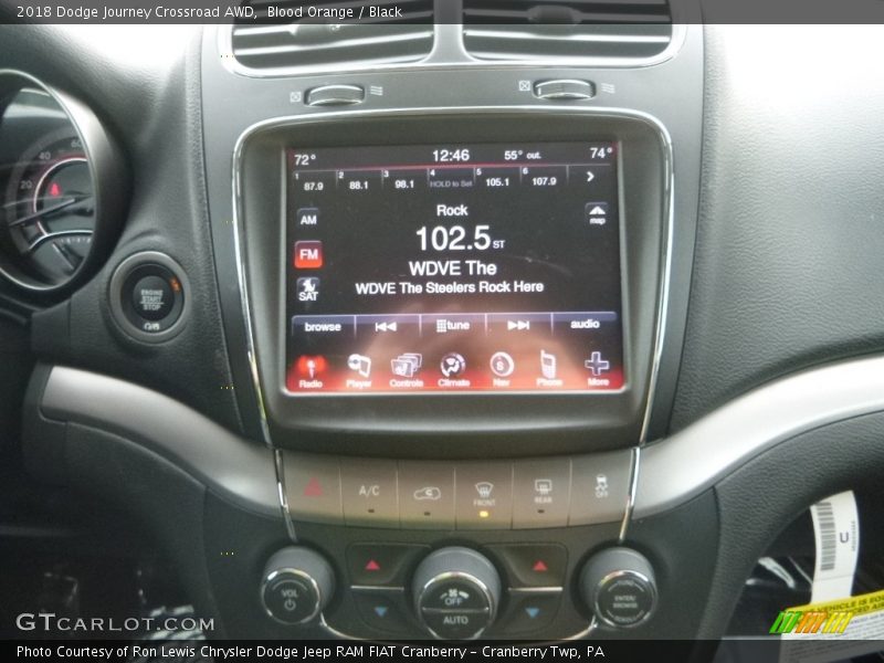 Blood Orange / Black 2018 Dodge Journey Crossroad AWD