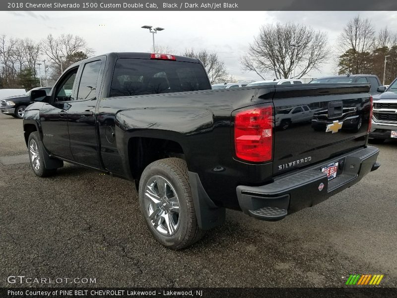 Black / Dark Ash/Jet Black 2018 Chevrolet Silverado 1500 Custom Double Cab
