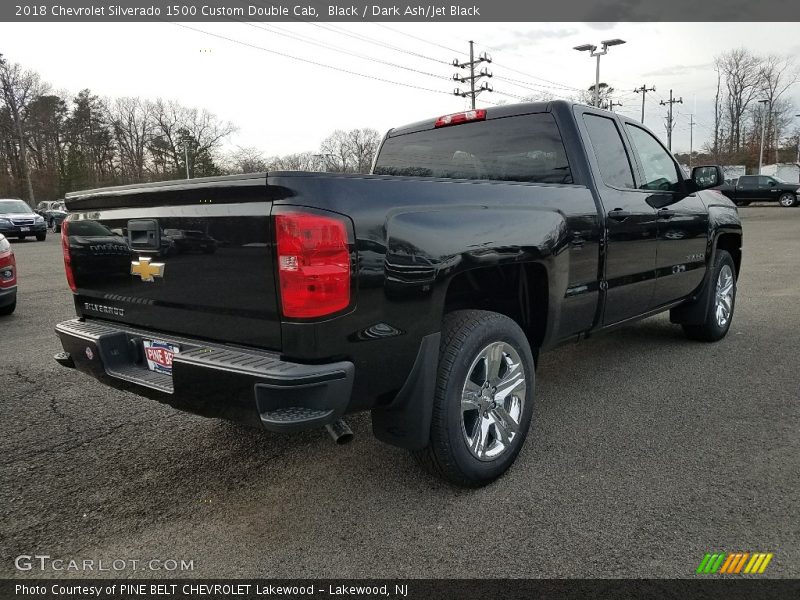 Black / Dark Ash/Jet Black 2018 Chevrolet Silverado 1500 Custom Double Cab